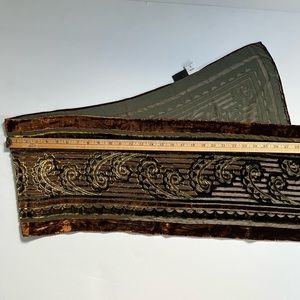 Bob Mackie velvet burnout paisley scarf wrap